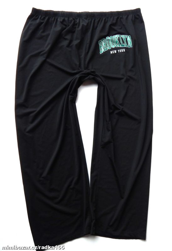 Měkoučké klouzavé kalhoty tepláky vel.54