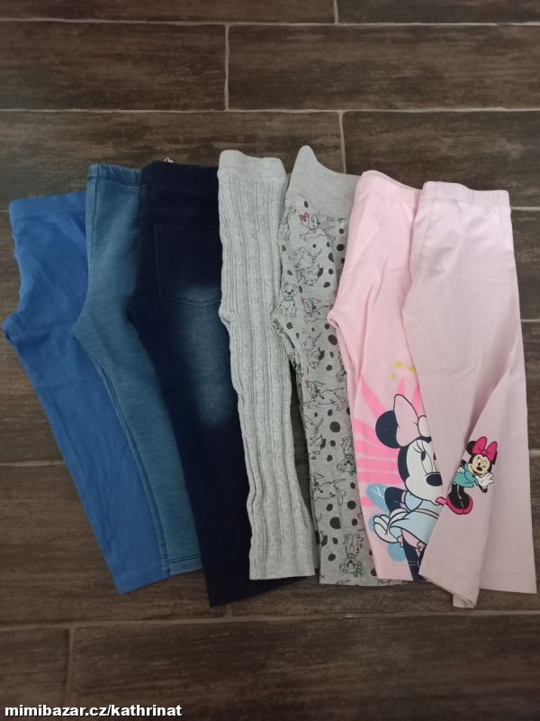 Sada 7x legíny pro holčičku, vel. 86/92