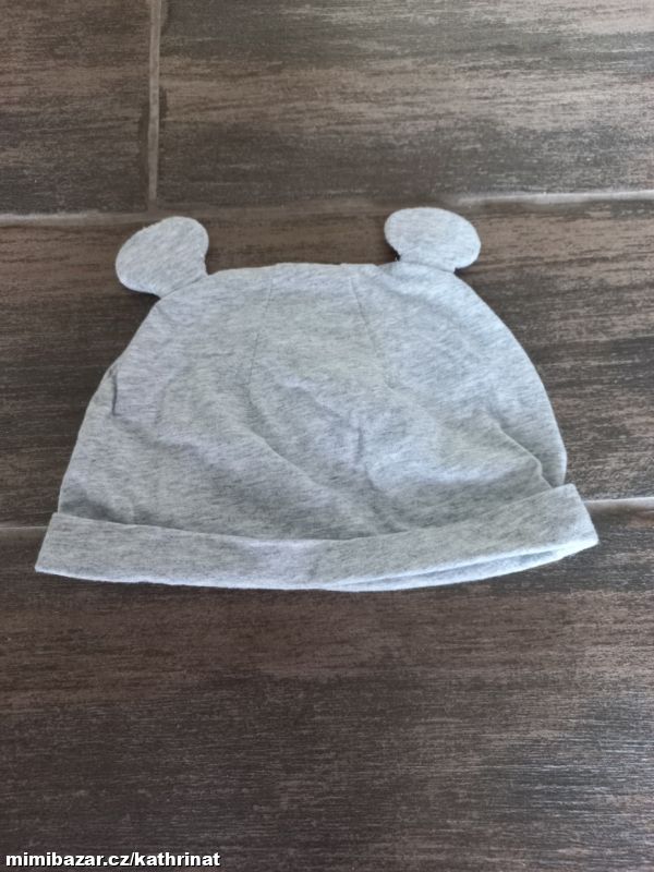 Šedá čepička Disney, vel. 86/92
