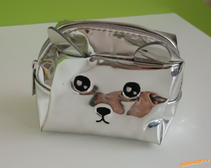 Metalická malá peněženka, kapsička H&M