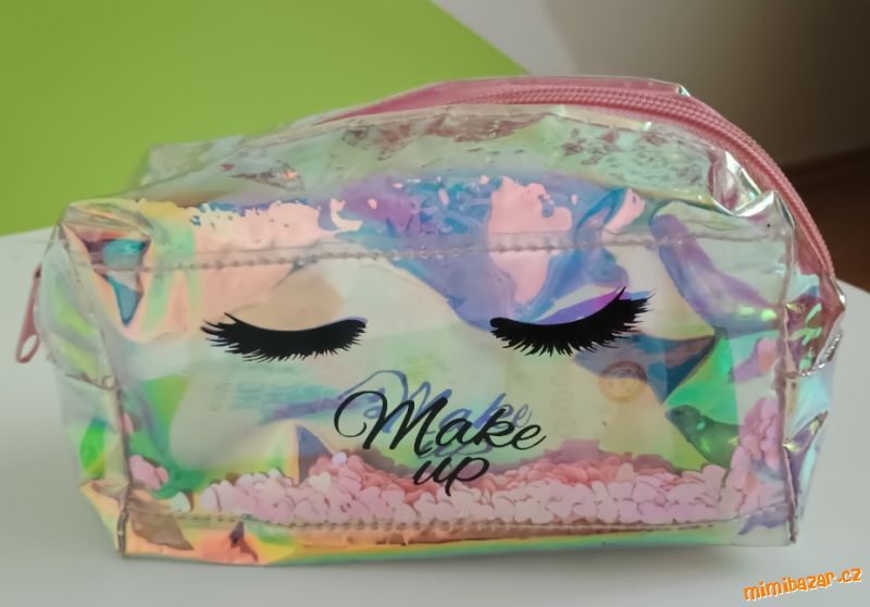 Metalická kosmetická taštička