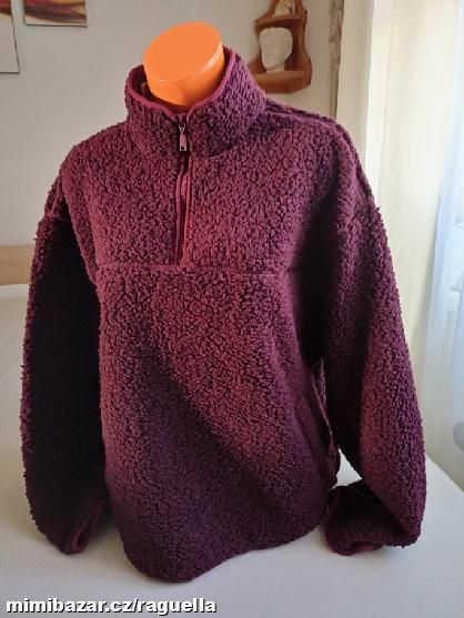 PŘEKRÁSNÁÁÁ LUXUSNÍ NOVÁ TEDDY MIKINA XL -46-48