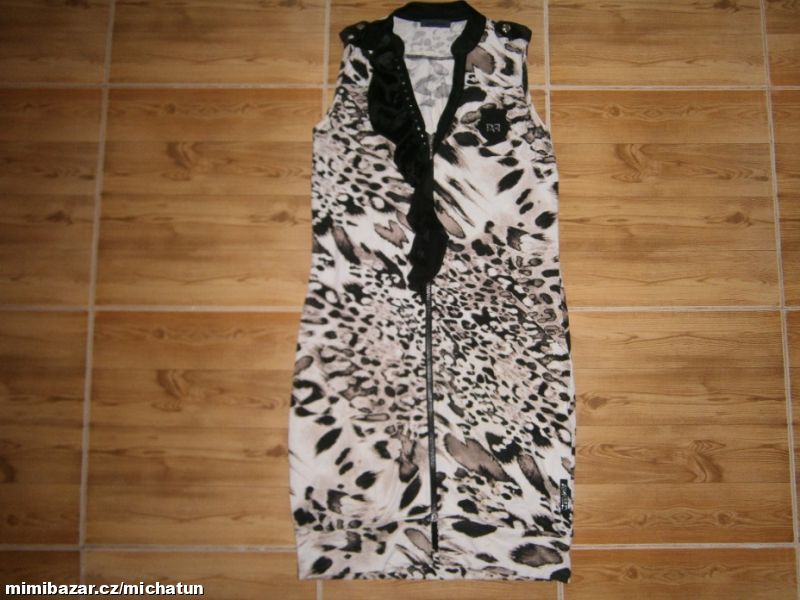Módní šaty s tygřím vzorem značky AIRFIELD, vel.40