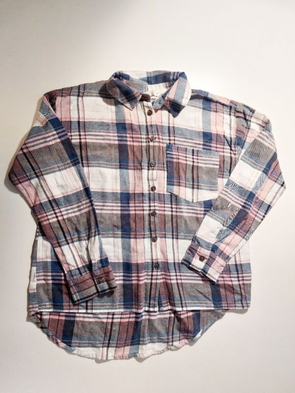 Flanelová košile, kostkovaná košilka