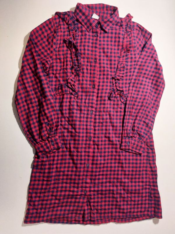 Košilové šaty, flanelové šatičky