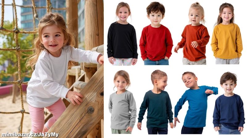 Dětské tričko s dlouhým rukávem