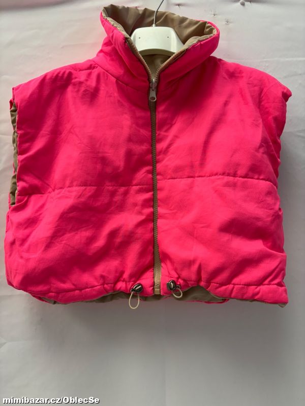 dámská oboustranná crop vesta