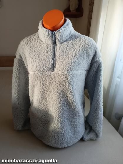 PŘEKRÁSNÁÁÁ LUXUSNÍ NOVÁ TEDDY MIKINA XL -46-48