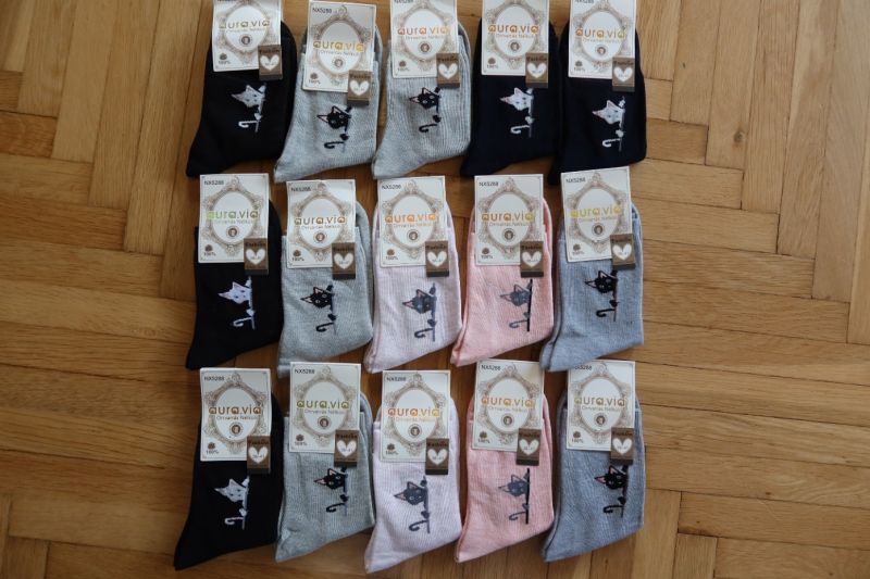 Dámské ponožky vel. 38-41, 5 párů