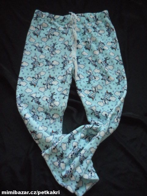 k objednávce zdarma teplé pyžamové kalhoty