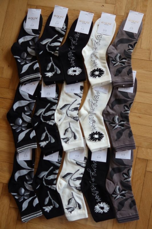 Dámské ponožky vel. 38-41, 5 párů