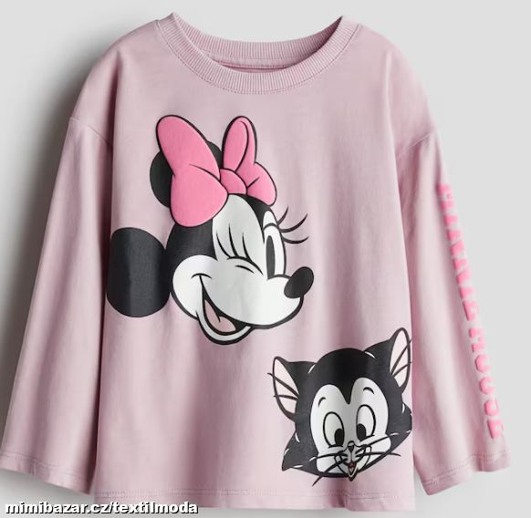 Triko Myška Minnie tričko zn. H&M vel. 8 - 10l
