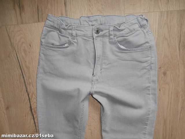 Nové šedé rifle H&M vel.170 !!!!!!