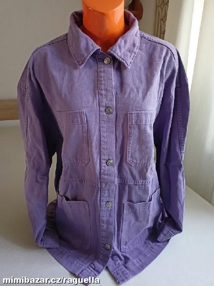 PŘEKRÁSNÁÁ LUXUS.NOVÁ KEPROVÁ KOŠILOVÁ BUNDA L-XL