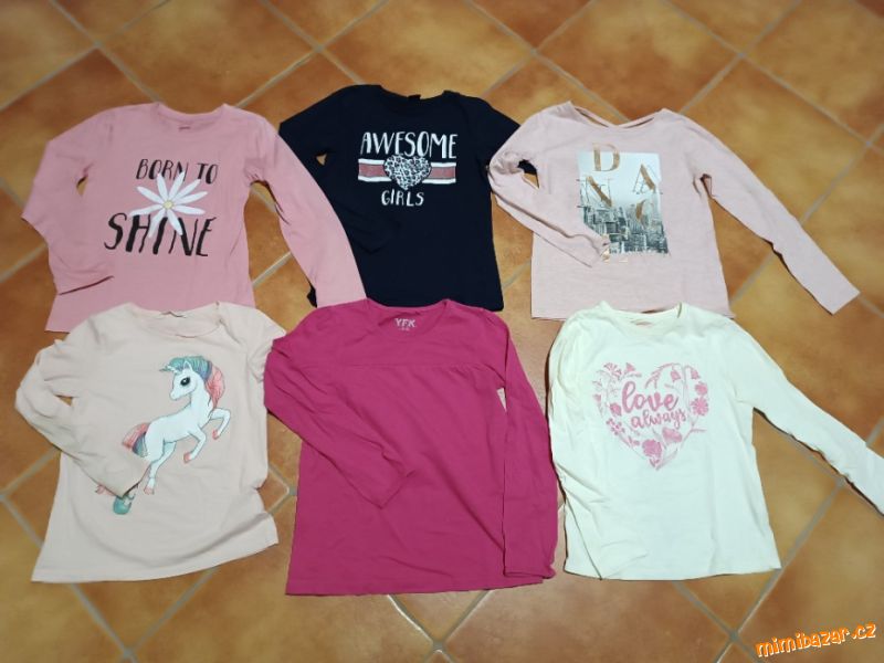 Trička s dlouhým rukávem