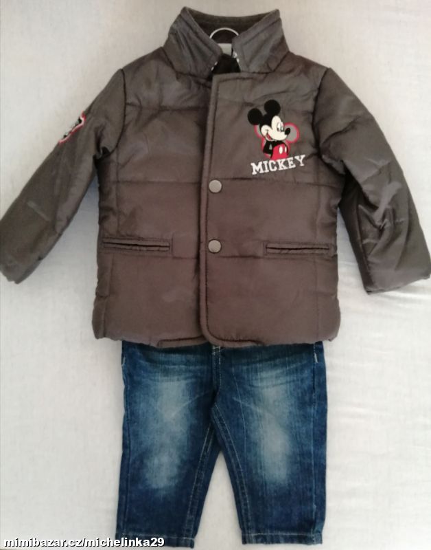 3-dílný setík Mickey, vel. 6 měsíců