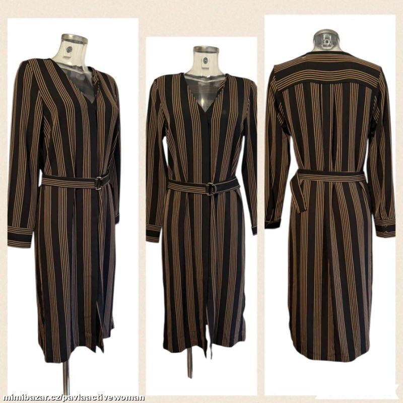 Č.7968 TRENDY ZN. KOŠILOVÉ ŠATY NOVÉ v.38