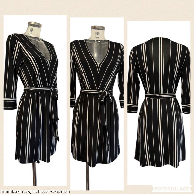 Č.825 PRUŽNÉ SEXY ZN.ŠATY NOVÉ v.M