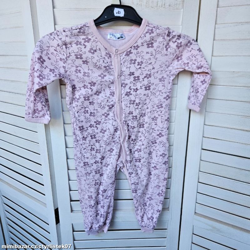 dívčí overal úplet 9-12 měsíců 71017