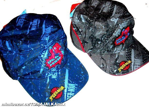 ZIMNI ČEPICE Kšiltovka bekovka SPIDERMAN MARVEL