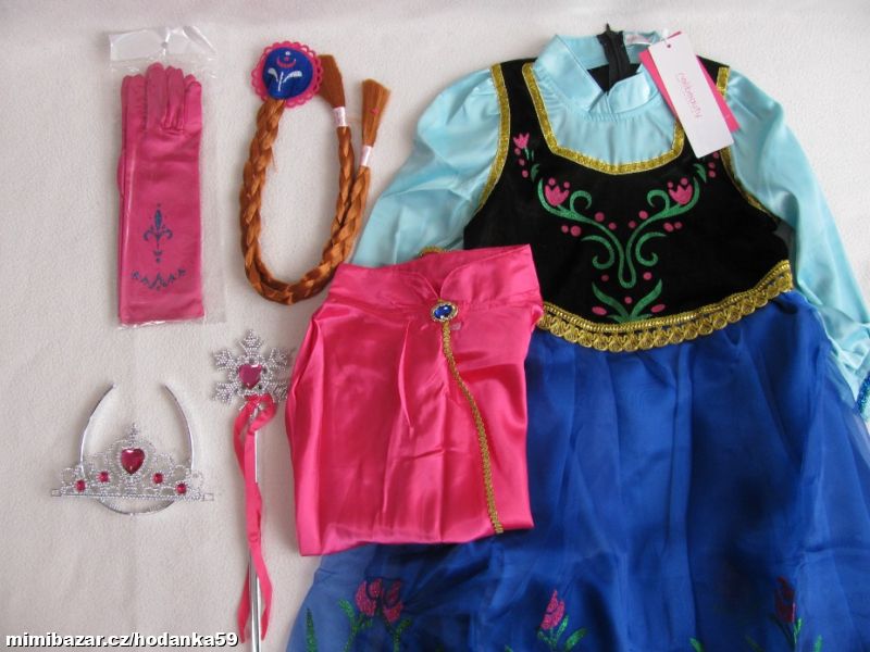 Kostým Ledové království ANNA, 6 dílný