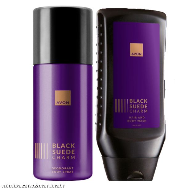 Sada Black Suede Charm