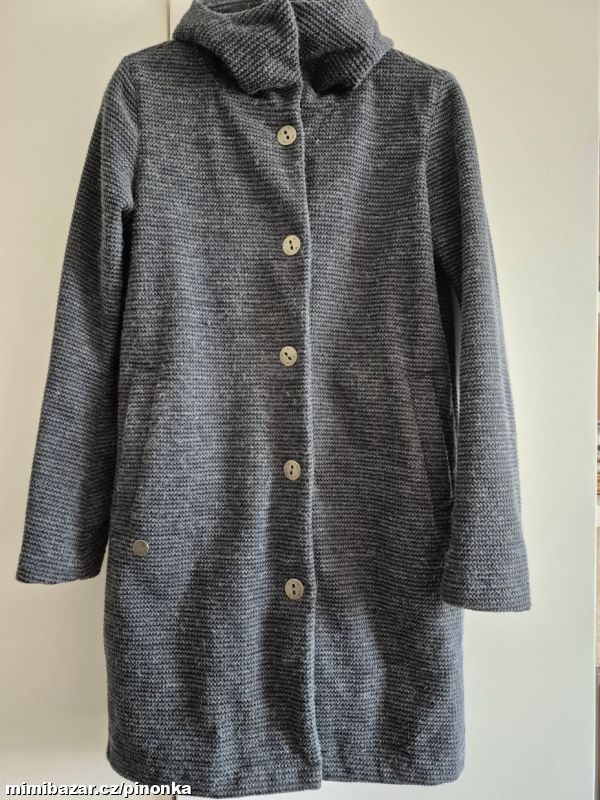 Woolshellový kabát Woox Harlem Blue Nights