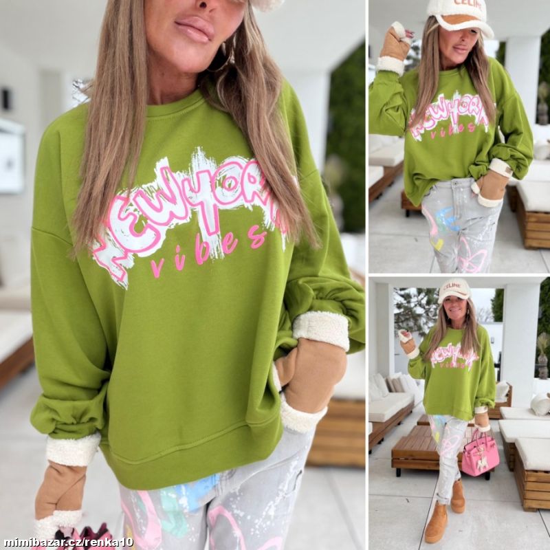 Dámská mikina NEW YORK VIBES - skladem