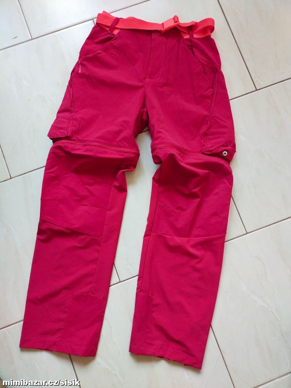 Sportovní outdoorové turistické kalhoty 2v1