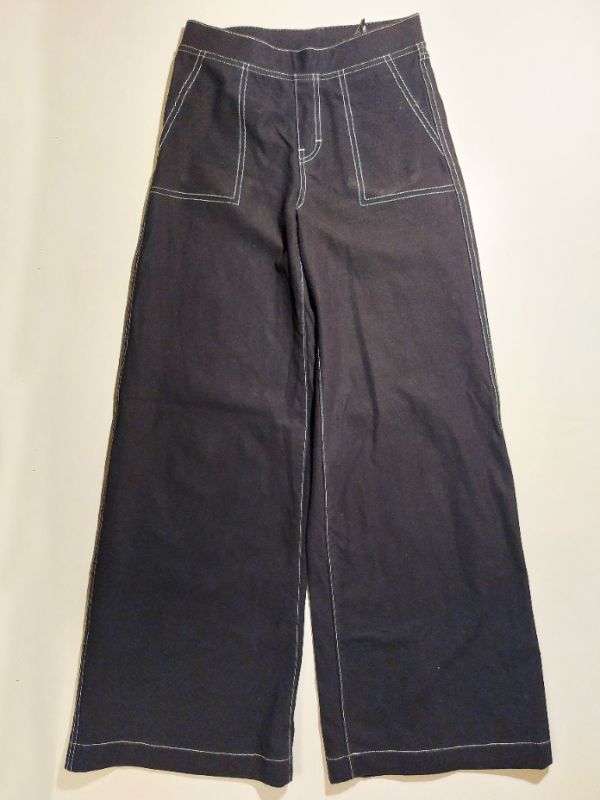 Džínové legíny, široké úpletové džíny