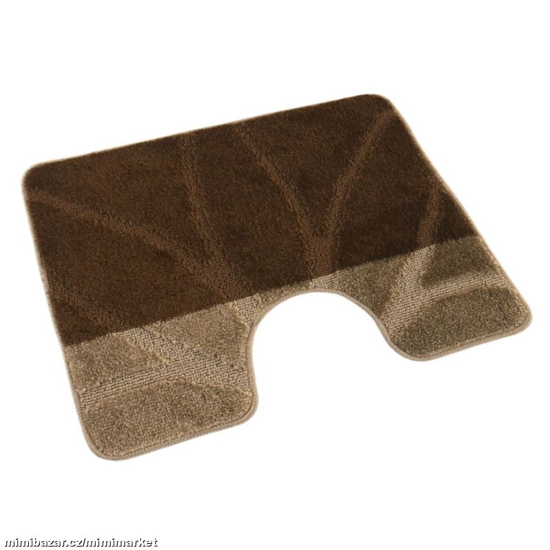 WC předložka 50x60cm HELGA HNĚDÁ