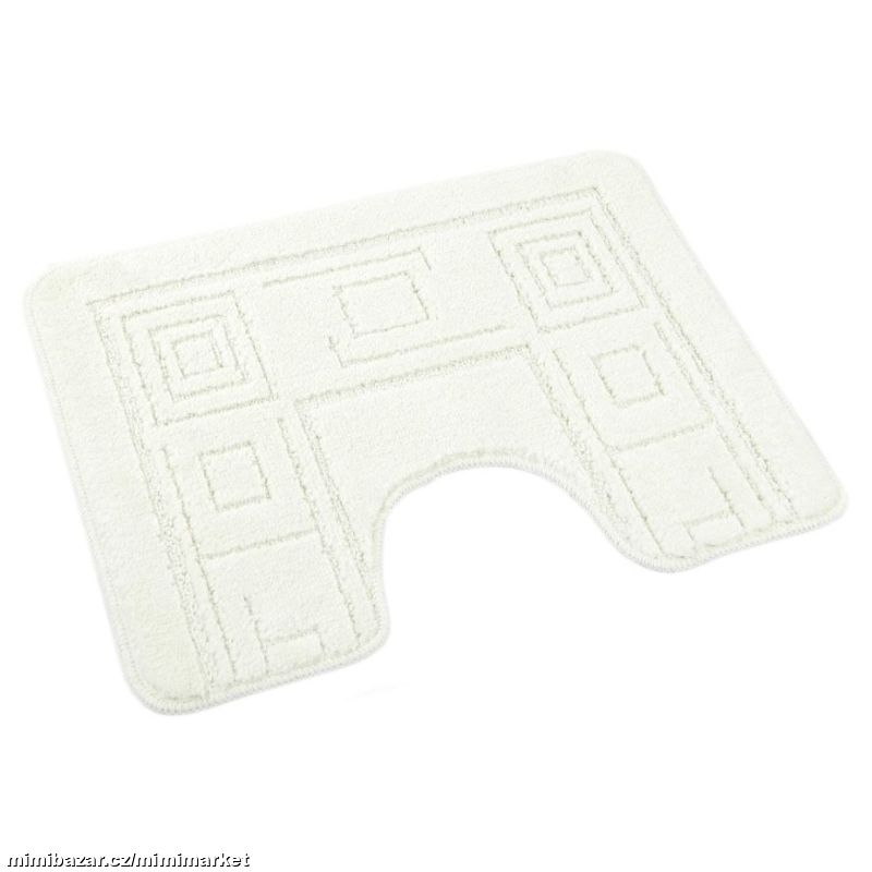 WC předložka 50x60cm ORNAMENT SMETANOVÝ