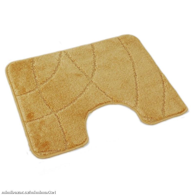 WC předložka 50x60cm LABYRINT ZLATÝ