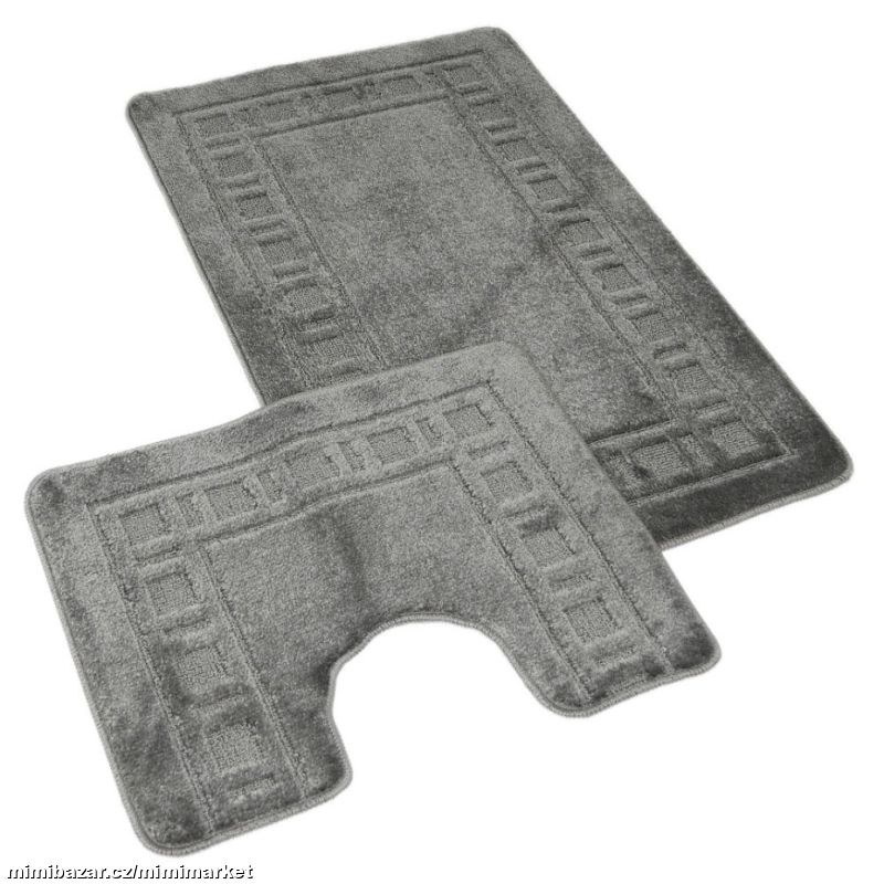 Koupelnová a WC předložka RÁM ŠEDÝ