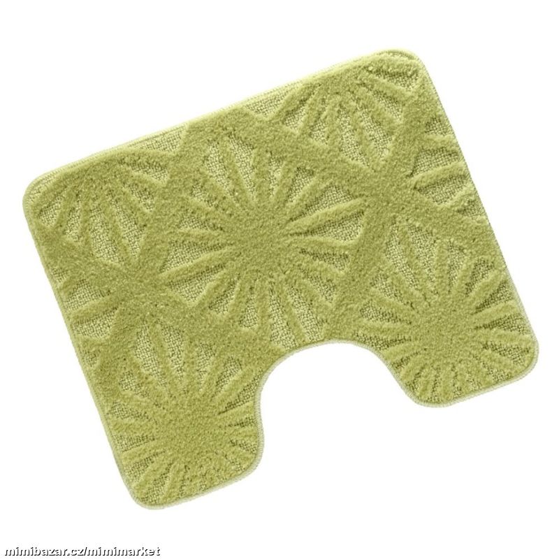 WC předložka 50x60cm PAPRSKY SVĚTLE ZELENÉ