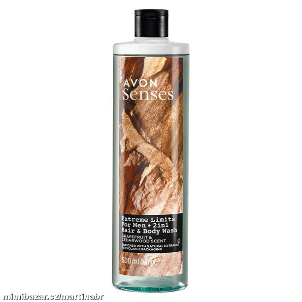 Sprchový gel na tělo a vlasy s vůní grapefruitu a
