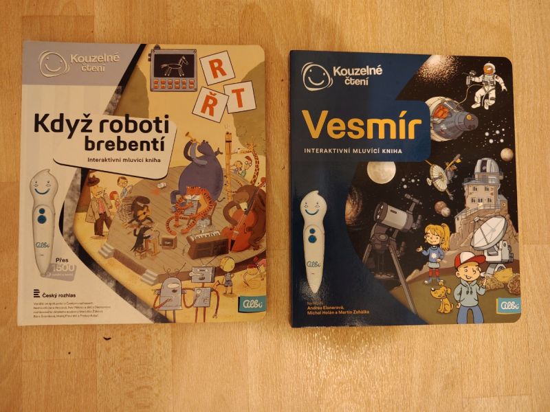 Albi knihy, nepoužité, cena za obě