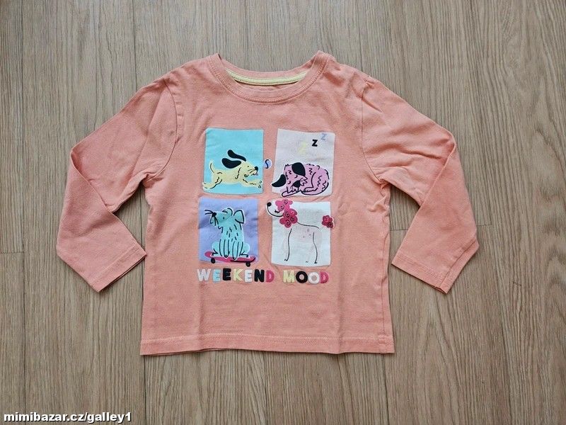 Tričko s dlouhým rukávem, vel. 104