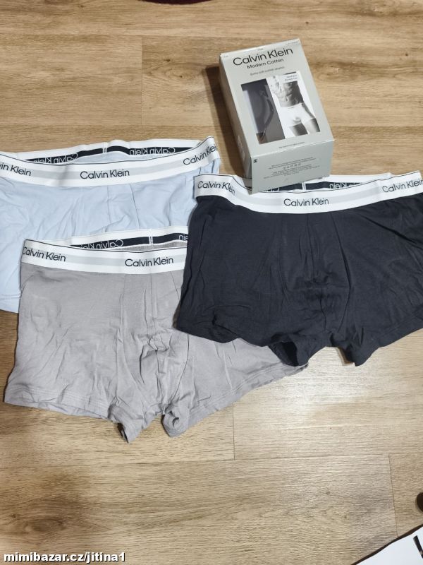 3x boxerky Calvin Klein vel L