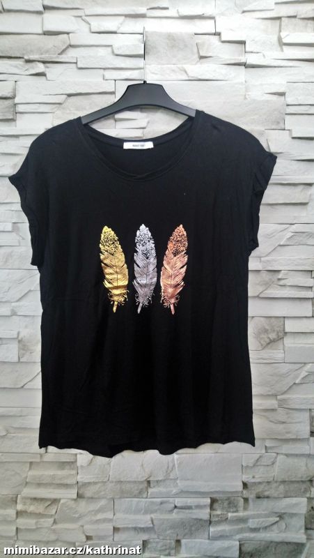 Černé tričko About you, vel. XL