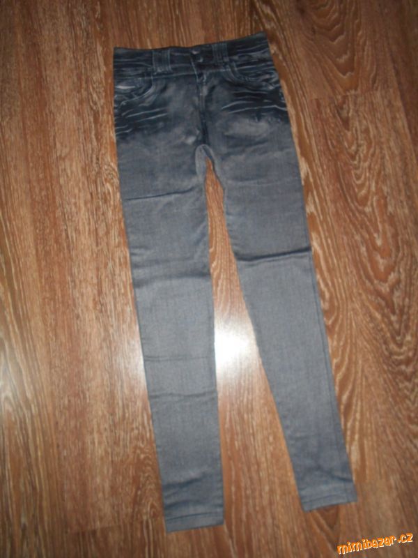 černošedé funkční zateplené podšité leginy S 158