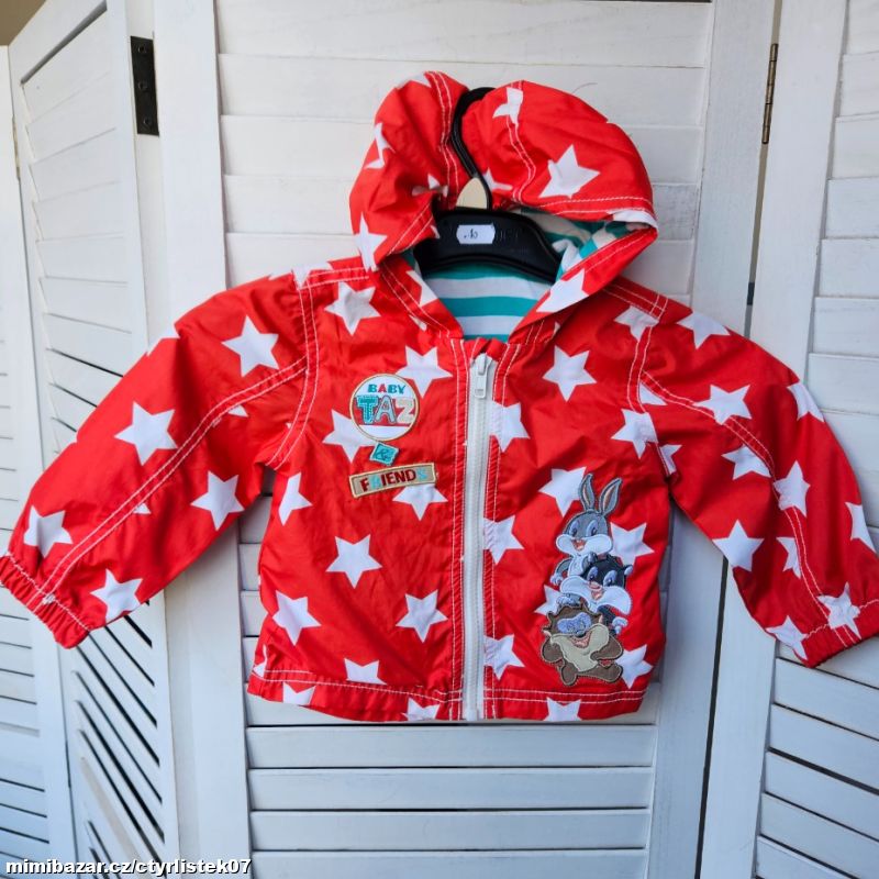 chlapecká bunda 9-12 měsíců větrovka 71035