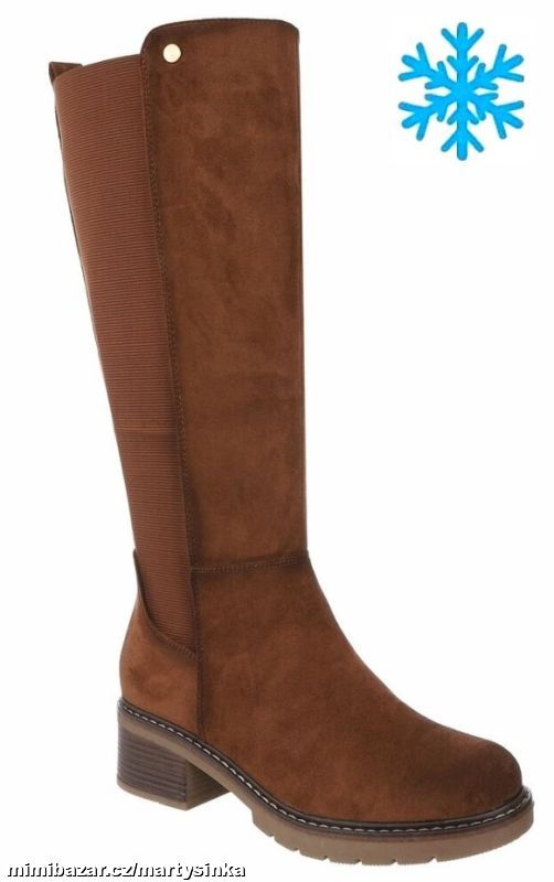 Vysoké zimní kozačky i pro široké lýtko ZIMA 2025