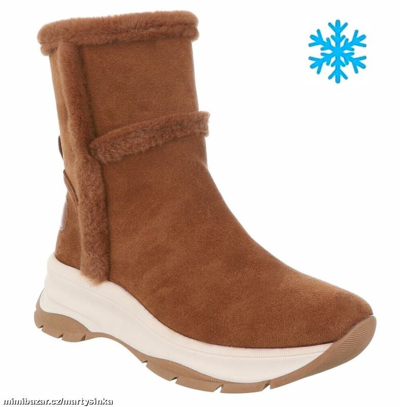 Dámské nízké kozačky s vyšší platformou ZIMA 2025