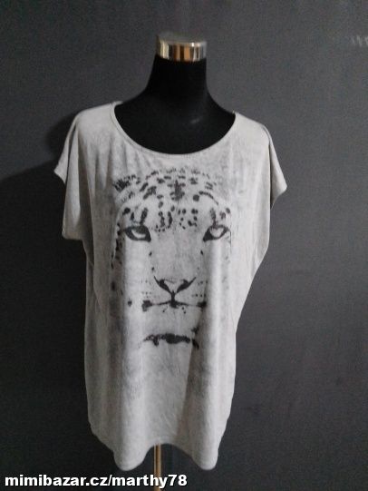 *** KRÁSNÉ DÁMSKÉ TRIKO S POTISKEM, VEL.XXL ***
