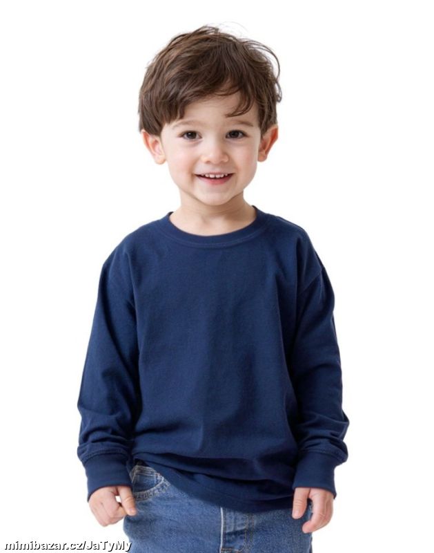 Dětské tričko tm. modrá, SKLADEM
