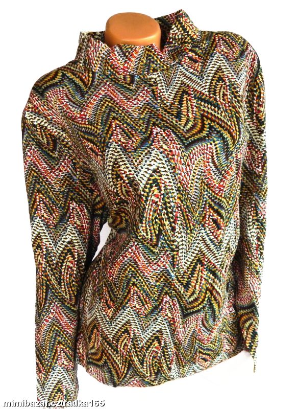 Modní triko se stojáčkem vel.48