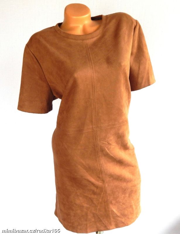 Měkoučké velurové šaty vel.46