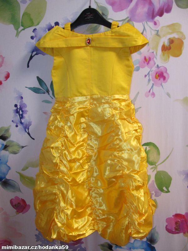 Kostým-saténové šaty princezna BELLA v.116/122