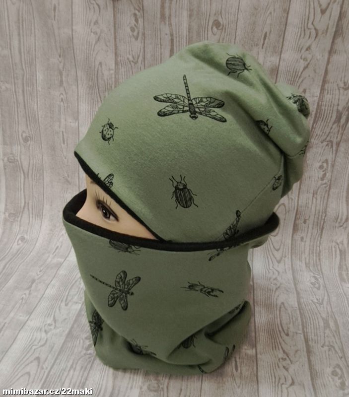 čepice, čelenka, nákrčník hmyz